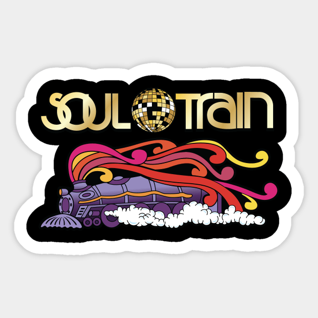 Soul Train Sticker by BlackActionTeesOnDemand